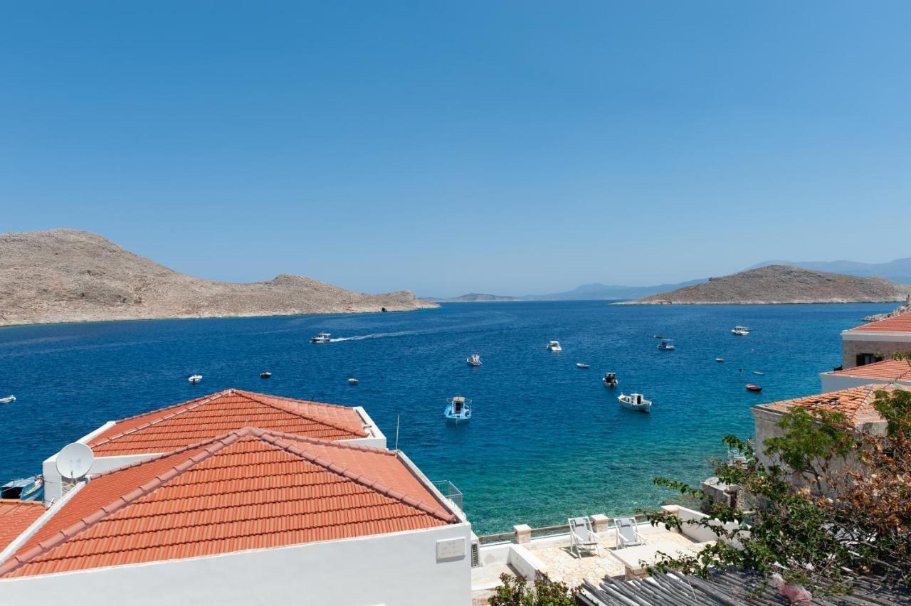 Atlantis Houses Chalki Town Ngoại thất bức ảnh