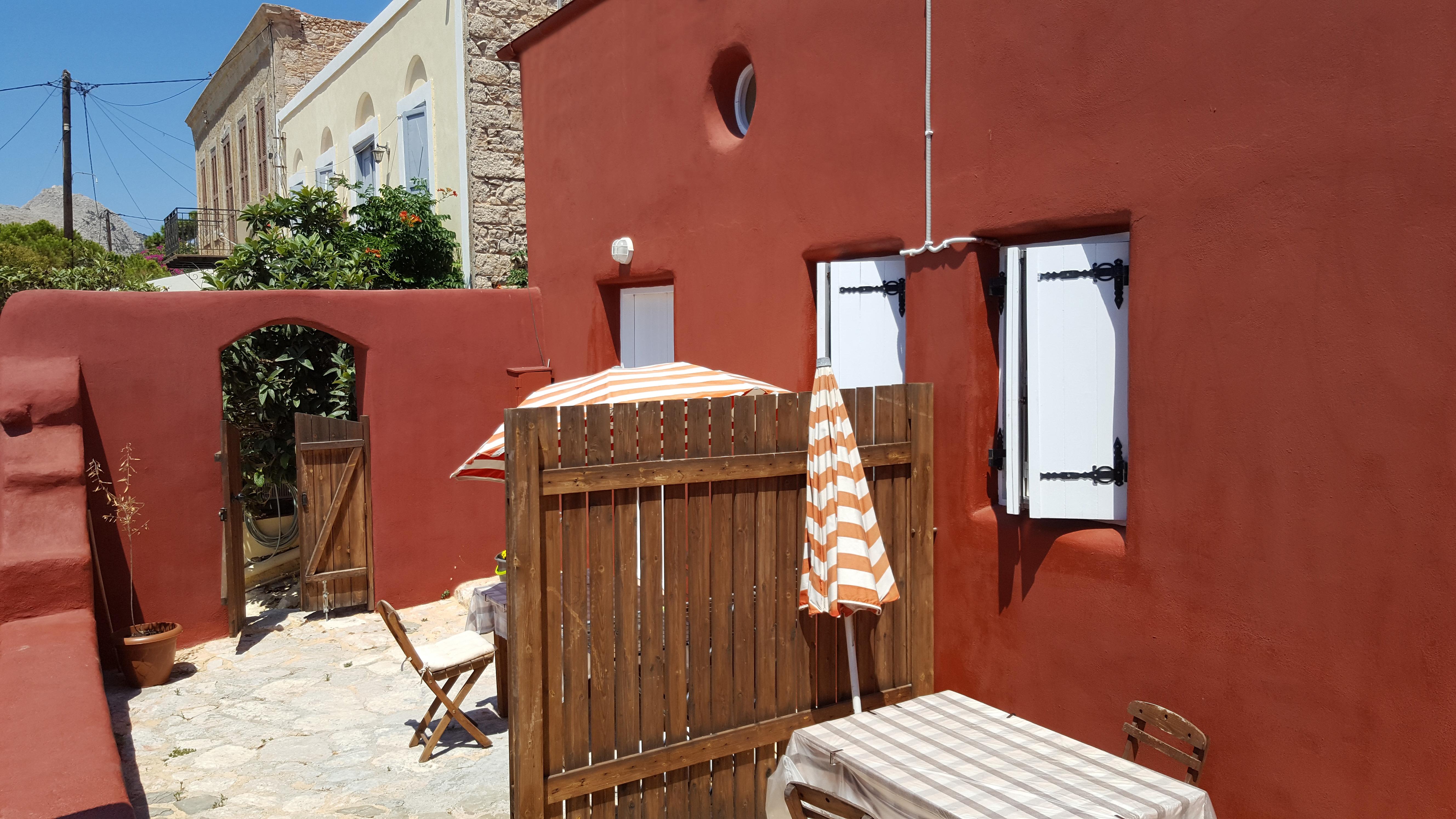 Atlantis Houses Chalki Town Ngoại thất bức ảnh
