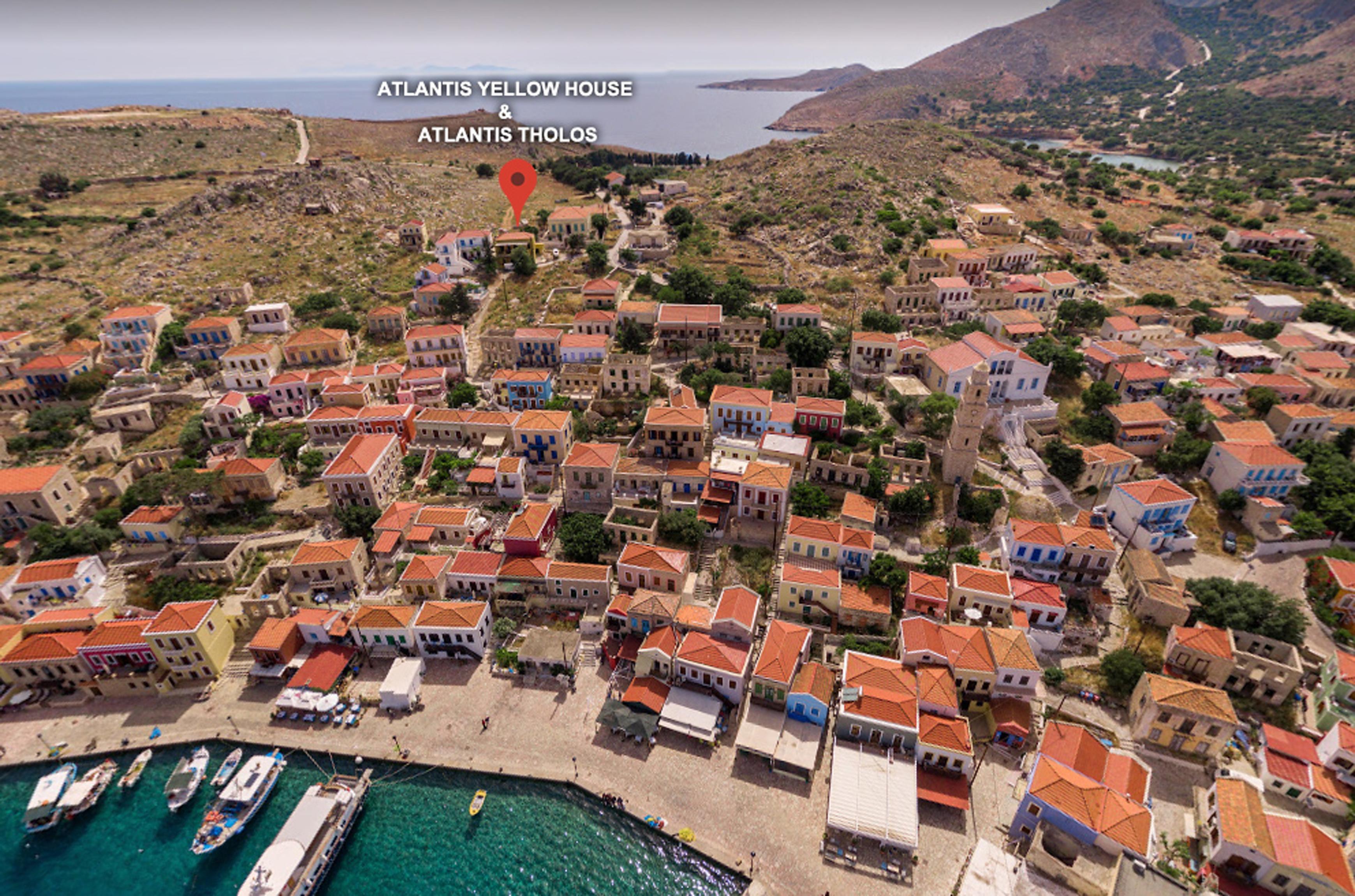 Atlantis Houses Chalki Town Ngoại thất bức ảnh